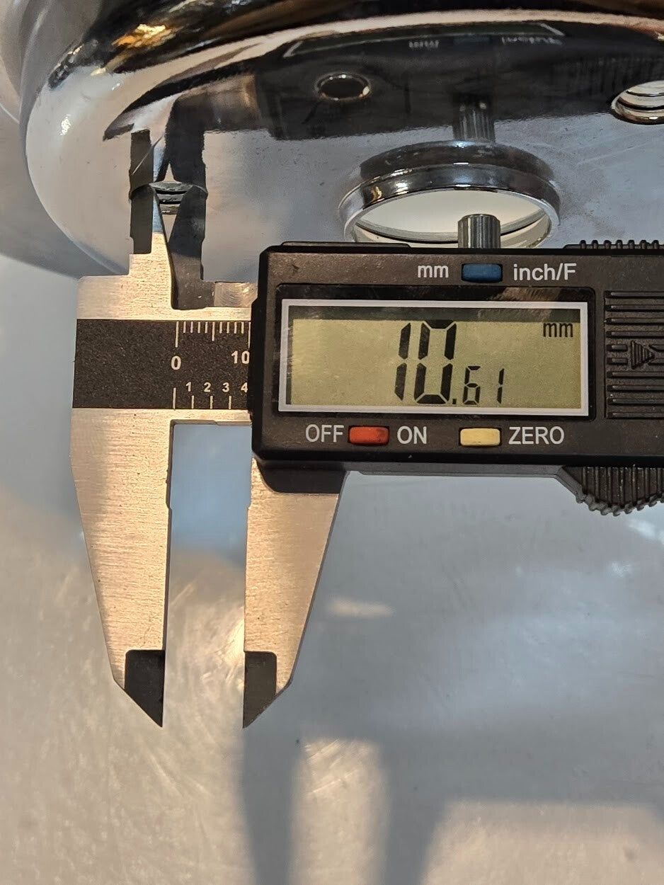 2 Quantity of Chrome Steel Long Water Pump 3 Groove Pulley for Chevy  (2 Qty)