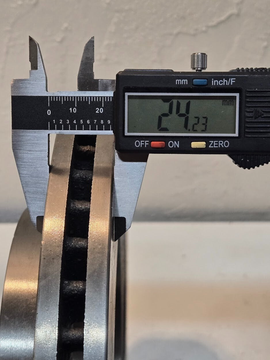 Brake Rotor 4x100mm Bolt Pattern 10in Diameter 24.2mm Rotor Thickness