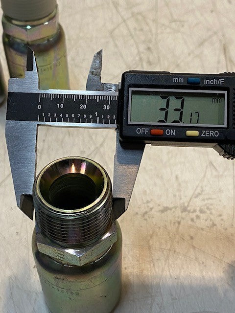 4 Quantity of Aeroquip A-AFJ9121-1616S Hose Adapters (4 Quantity)