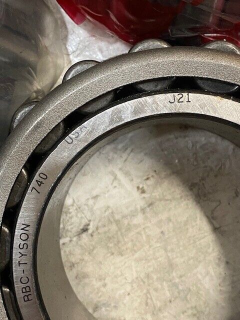 Lot of 3 RBC Tyson 740 J21 Tapered Roller Bearings (3 Quantity)