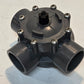 CPVC 3-Way Diverter Valve for 2" Pipe | Missing Handle See Pictures
