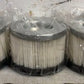 5 Quantity High Efficiency Cylindrical Air Or Vacuum Filter 4-3/4in Dia.