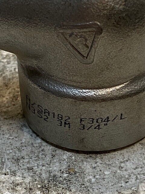 Street Elbow Forged Steel Pipe Fitting A/SA182 F304/L N352 3M 3/4"