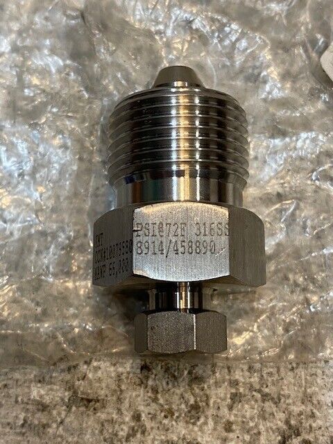 KMT Waterjet Adapter Dump Valve 10079580 1/4" Female 9/16" Male 8914/458890