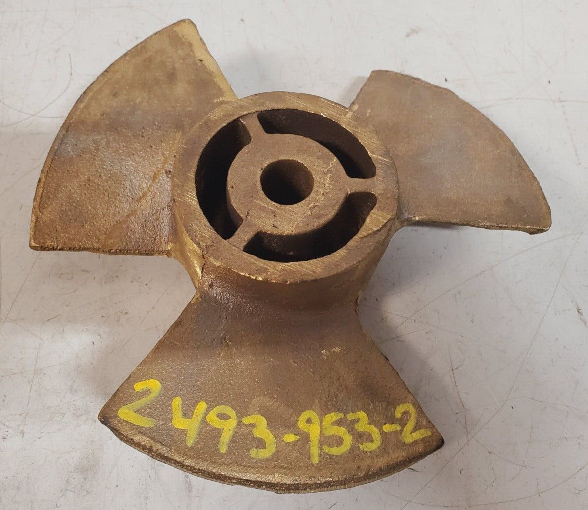 JP Bronze Propeller A53-011 | 5-8-04 | 2493-953-2 | 2493-2