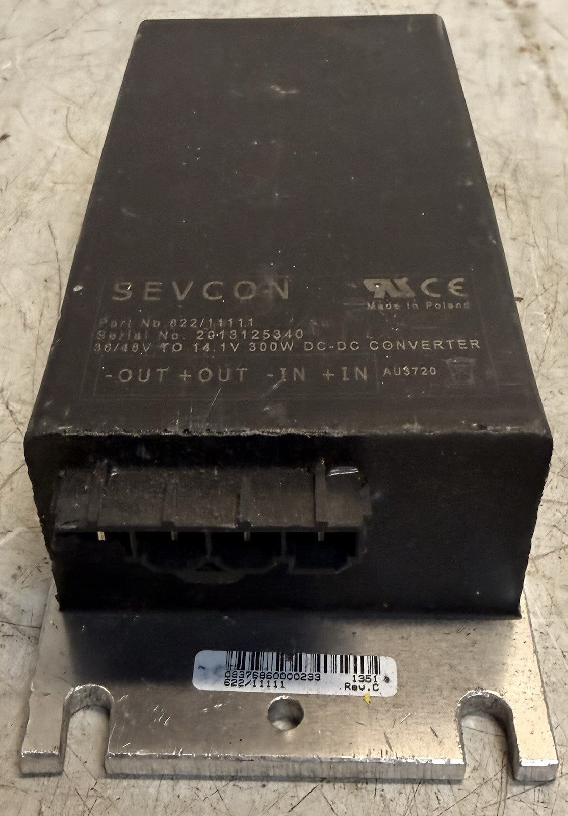 Sevcon DC-DC Isolated Voltage Converter 622/11111 Electric Vehicle Power Supply