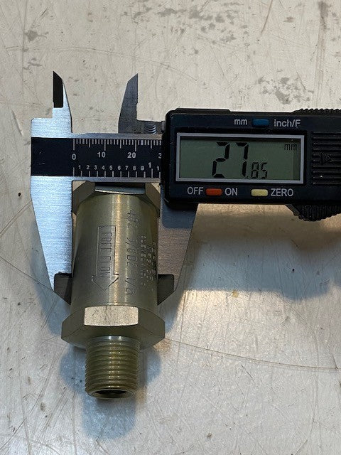 REPUBLIC 482-3/8D2-1/2 Relief Valve 14mm Bore 17mm Thread 10mm ID 28mm OD