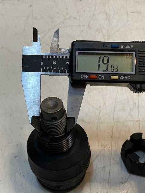 BAW K32 Quick Steer Ball Joint Inspection Gauge 16mm End 19mm Thread 44mm End