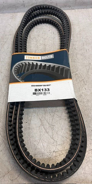 Timken Gold-Ribbon Cog-Belt BX133 Industrial EPDM Raw Edge V-Belt Drive