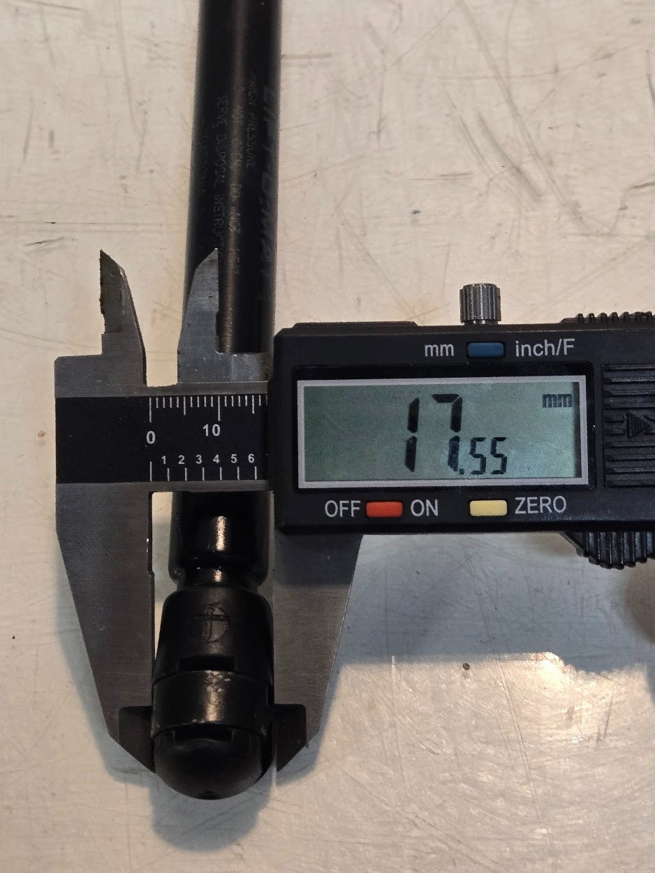 Stabilus Lift-O-Mat 7385QC Gas Spring | 6mm Rod 15mm Tube 89mm Stroke 100N Force
