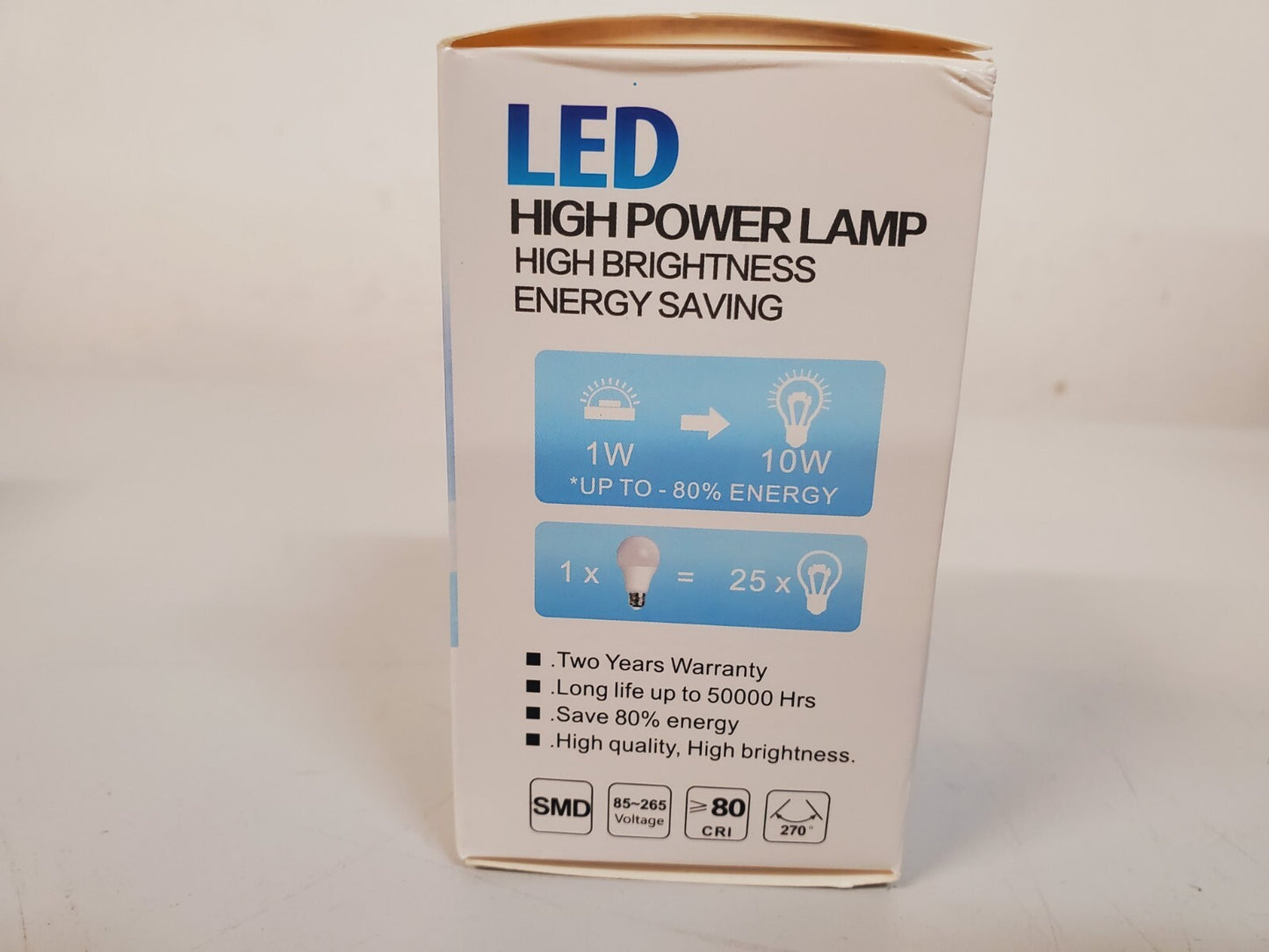 Led High Power Lamps 5W 3000K Color Warm White