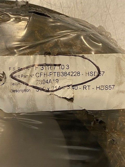 12 Qty of Parker Clutch Facings 2894A19, CFH-PTB384228 | 12-1/4" Dia (12 Qty)