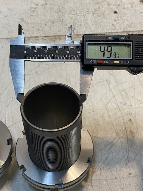 2 Quantity of Coilover Sleeve Kit 4-1/2" Long 50mm ID 56mm OD 6-Teeth (2 Qty)