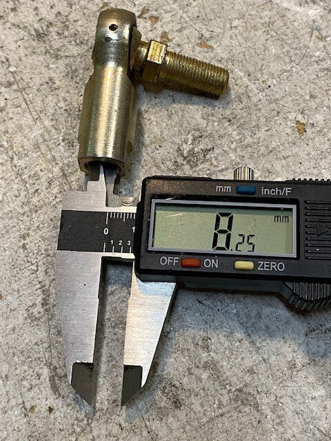 19 Qty of Ball Joint Tie Rod Ends 2-1/8" L 8mm ID 9mm Thread 17mm OD (19 Qty)