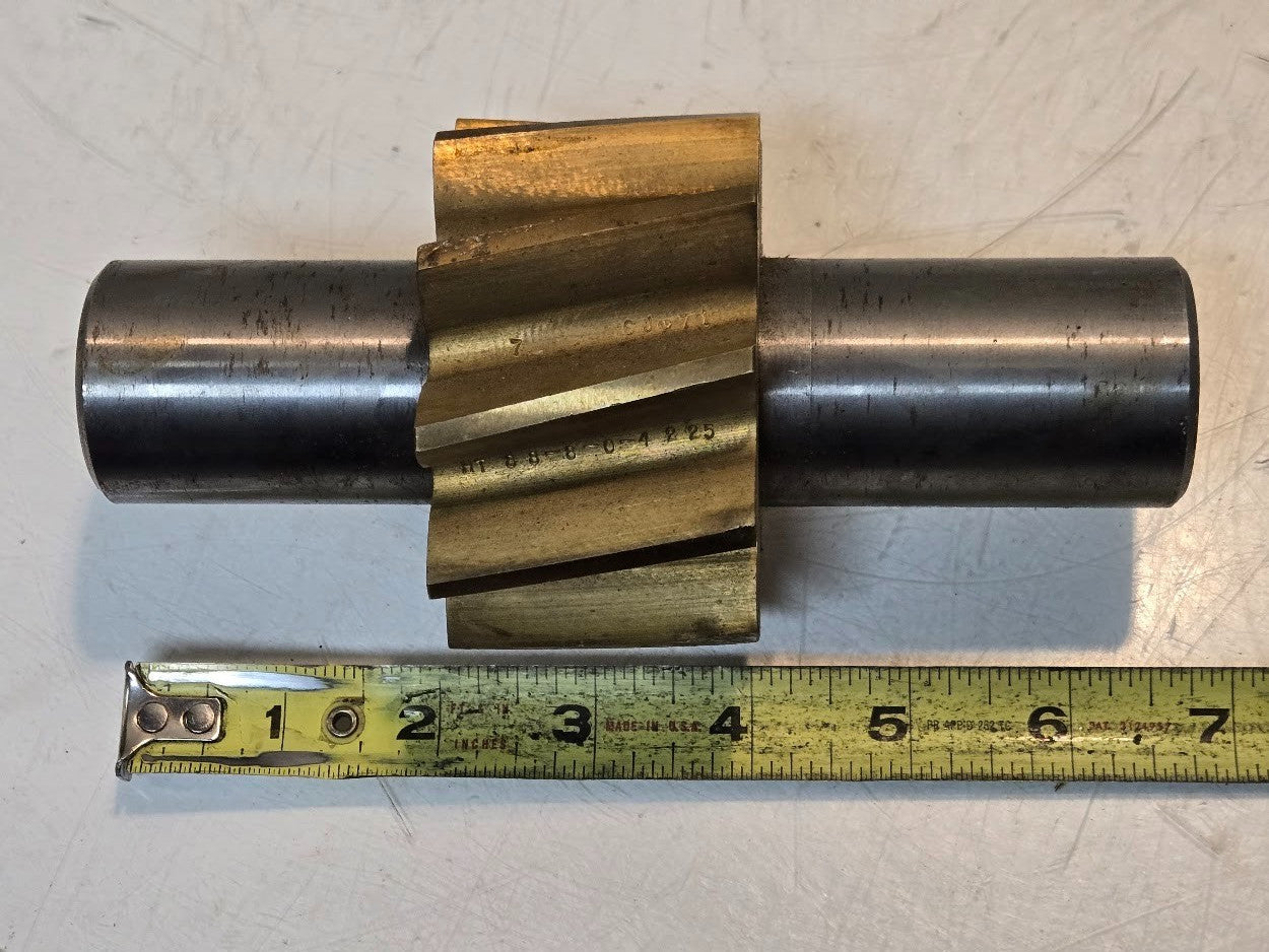 Helical Gear & Shaft | HT172A029 | BHN 293 | HT 88-8-0-4 225 | 7 6J71 | 10 Tooth