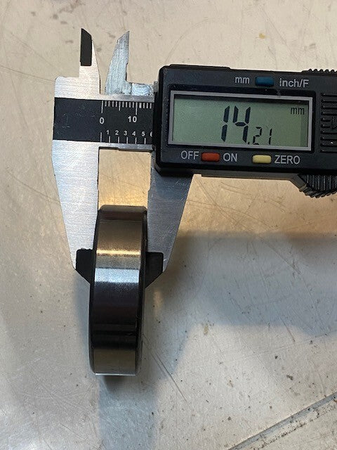 3 Quantity of NICE 1641DCTN Bearings 51mm OD 25mm Bore 14mm Thick (3 Quantity)