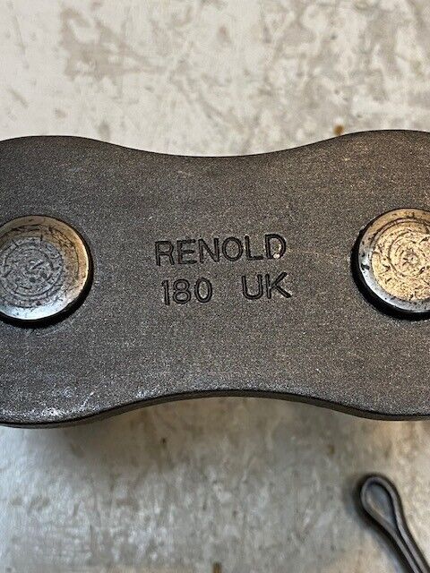 Renold Chain Connecting Link 180UK 4" x 3" x 1-3/4" 17mm Bore