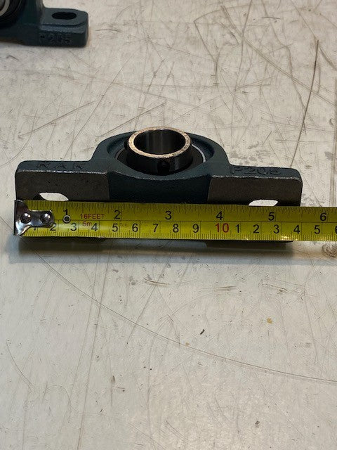 2 Qty of RAK 2-Bolt Pillow Blocks P205 w/ Insert Bearings UC205-16 (2 Quantity)