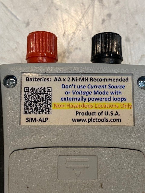 Professional Loop Simulator 4-20mA SIM-ALP