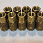 9 Quantity of Amflo C280B 1/4" Quick Change Couplings 1/4" FNPT Brass (9 Qty)