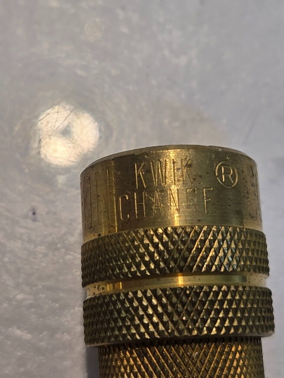 2 Quantity of Milton Kwik Change M Style Couplers 1/4"x5/16" Flare (2 Quantity)