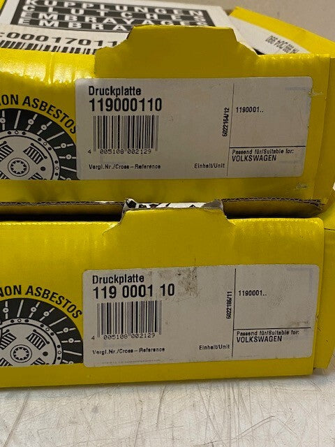 2 Quantity of LuK Clutch Pressure Plates for Volkswagen 119000110 (2 Quantity)
