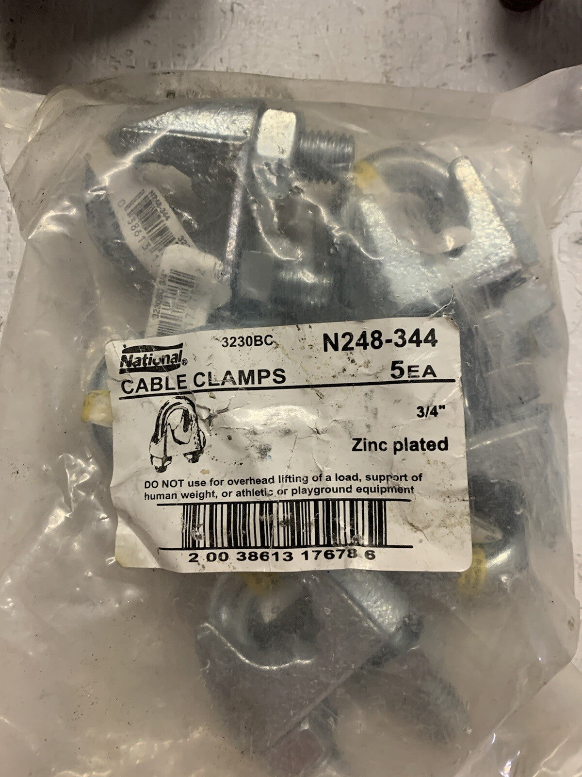 8 Crosby Drop Forged Wire Rope Clips Cable Clamps of Different Types G-450