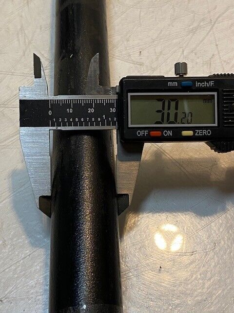 Tie Rod End 10422B4 | 49" Long 30mm Shaft OD 19mm Nose Nut