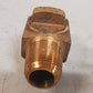 Ford Meter Box Valve 3/4" AWWA x Flare Brass