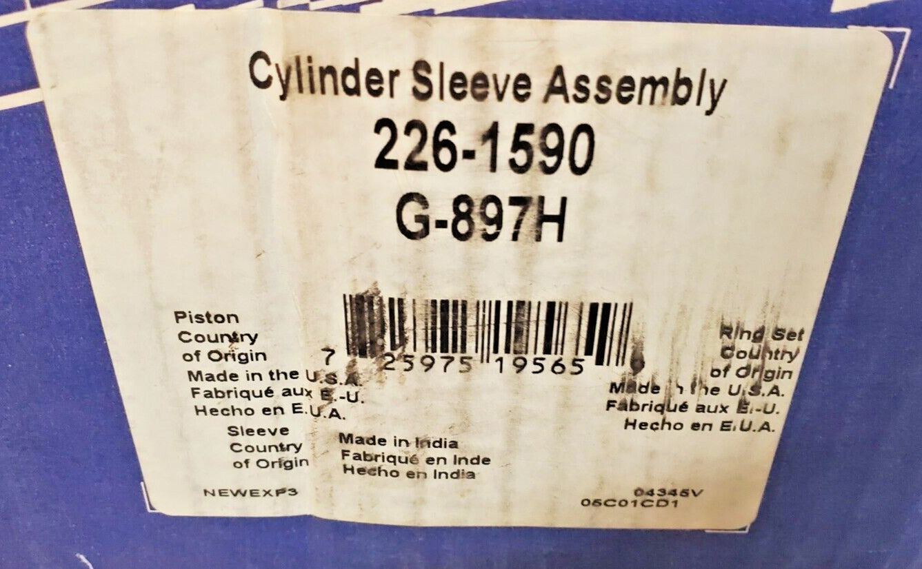 Clevite Cylinder Sleeve Assembly 226-1590 | G-897H | S41893