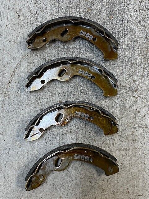 Golf Cart Brake Shoes SBI NA22FF OBO2B 4pcs for 2 Wheels