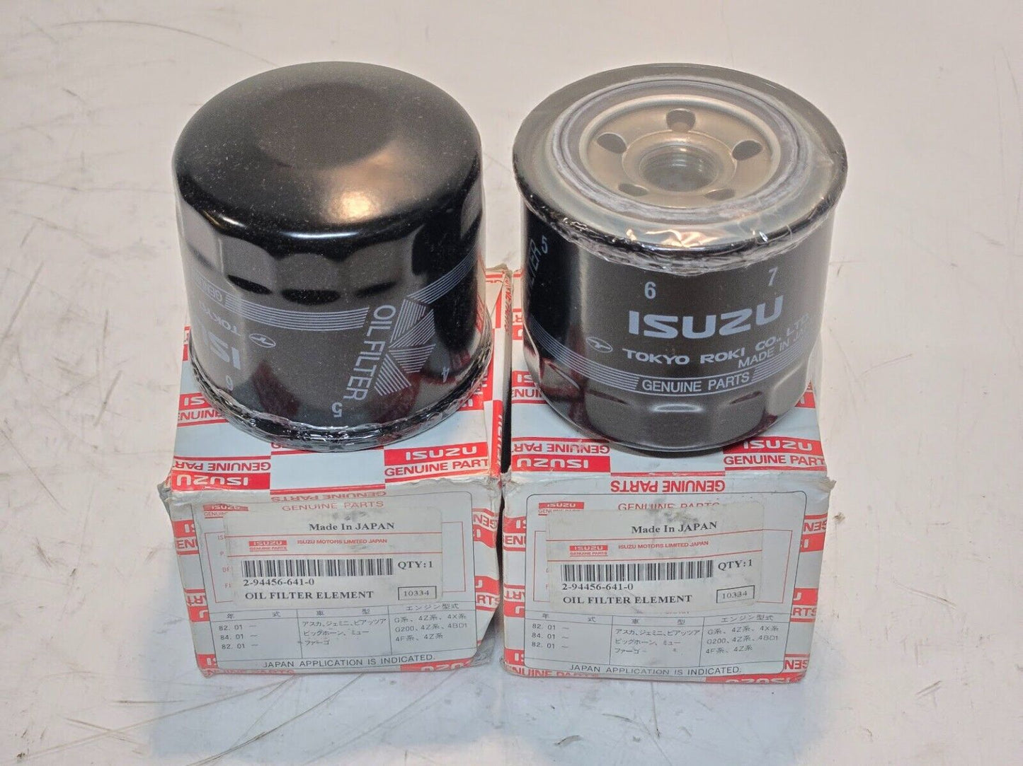 2 Quantity of Isuzu Oil Filter Elements 2-94456-641-0 | 10334 (2 Quantity)