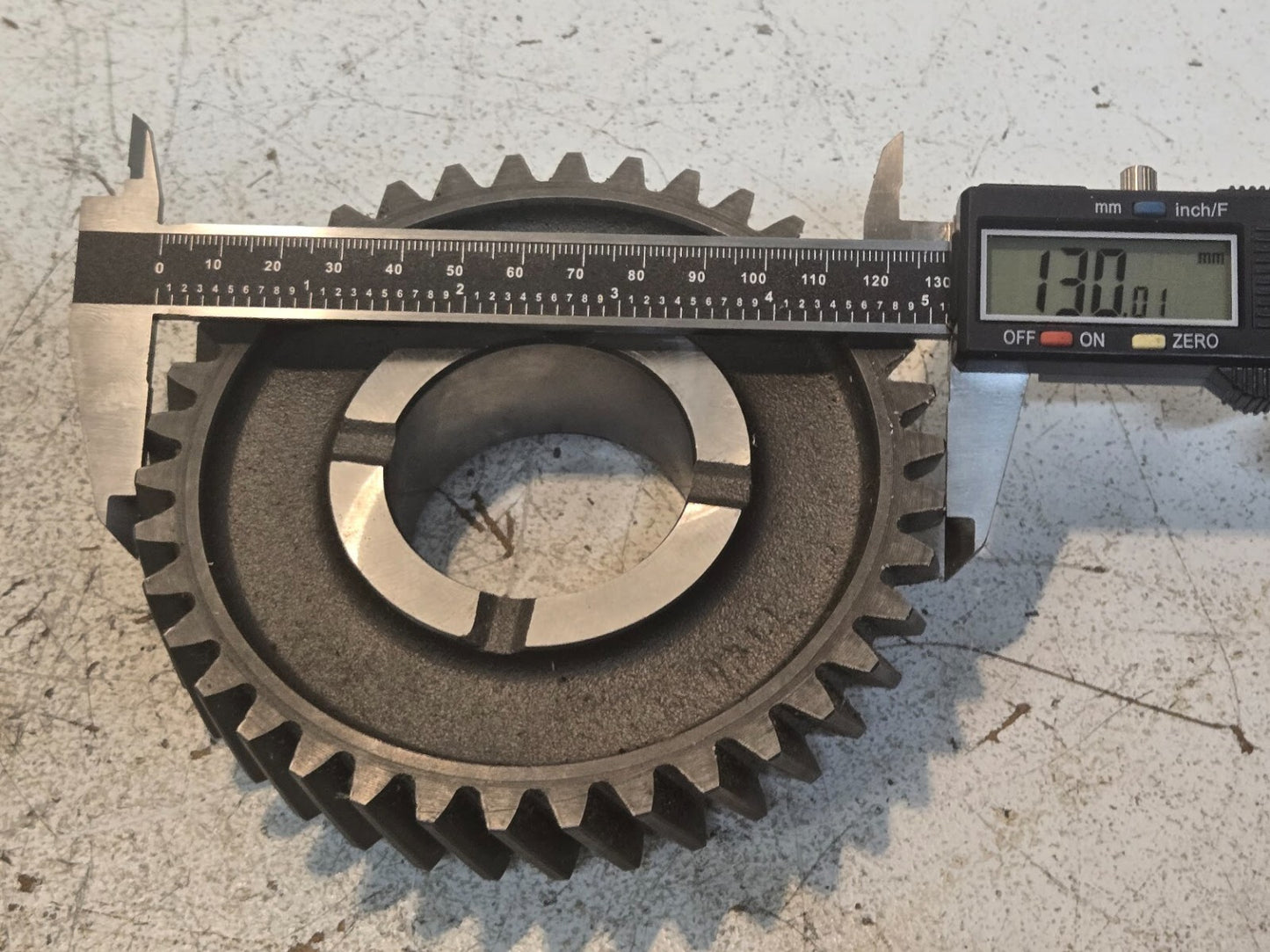 Manual Transmission 38 Tooth Gear 48mm Bore 130mm Diameter