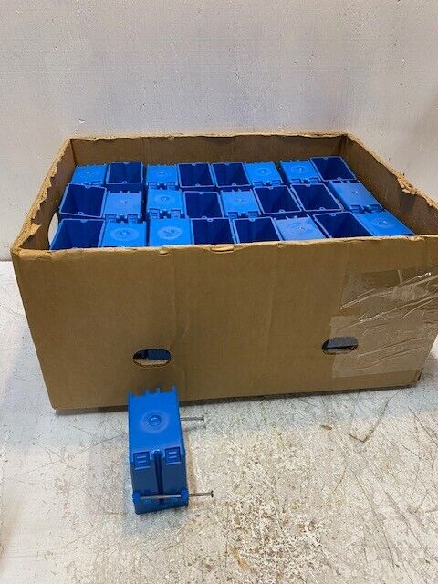 48 Quantity of B122A PVC Molded Wall Switch Boxes (48 Quantity)