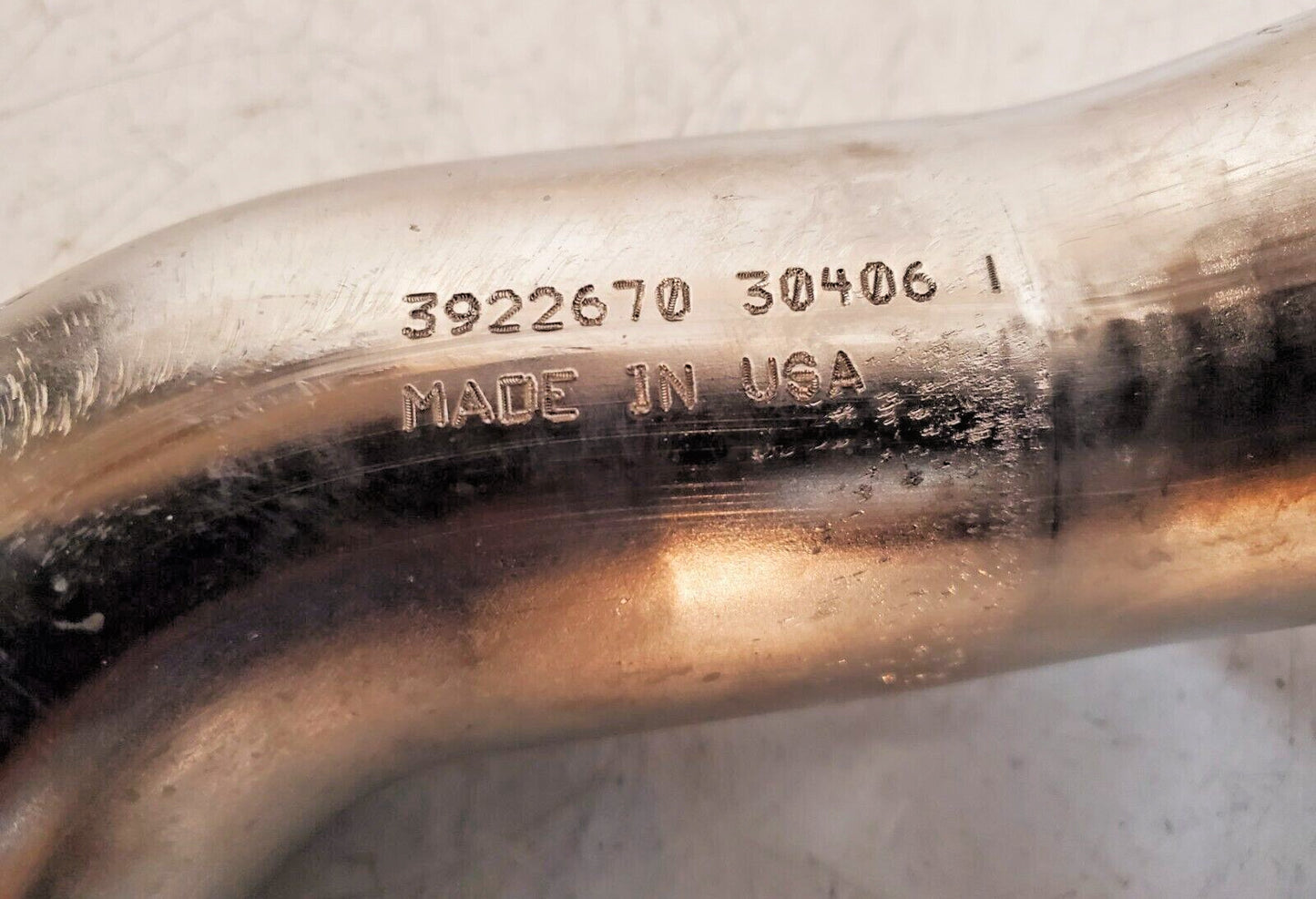 Steel Air Tube Part Number 3922670 | 30406 1