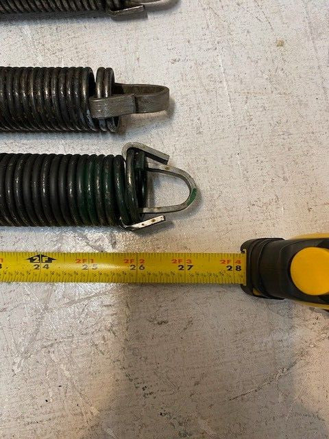 5 Quantity of Garage Door Extension Springs 27-1/2" Long 37mm OD (5 Quantity)