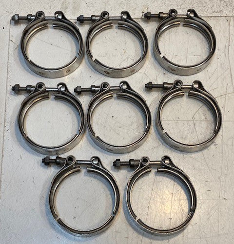 8 Quantity of R.G.Ray 3903652 T-Hose V-Band Clamps 3/4" Thick (8 Quantity)