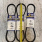 3 Quantity of NAPA Belts Hoses XL Belts 25-7345 (3 Quantity)