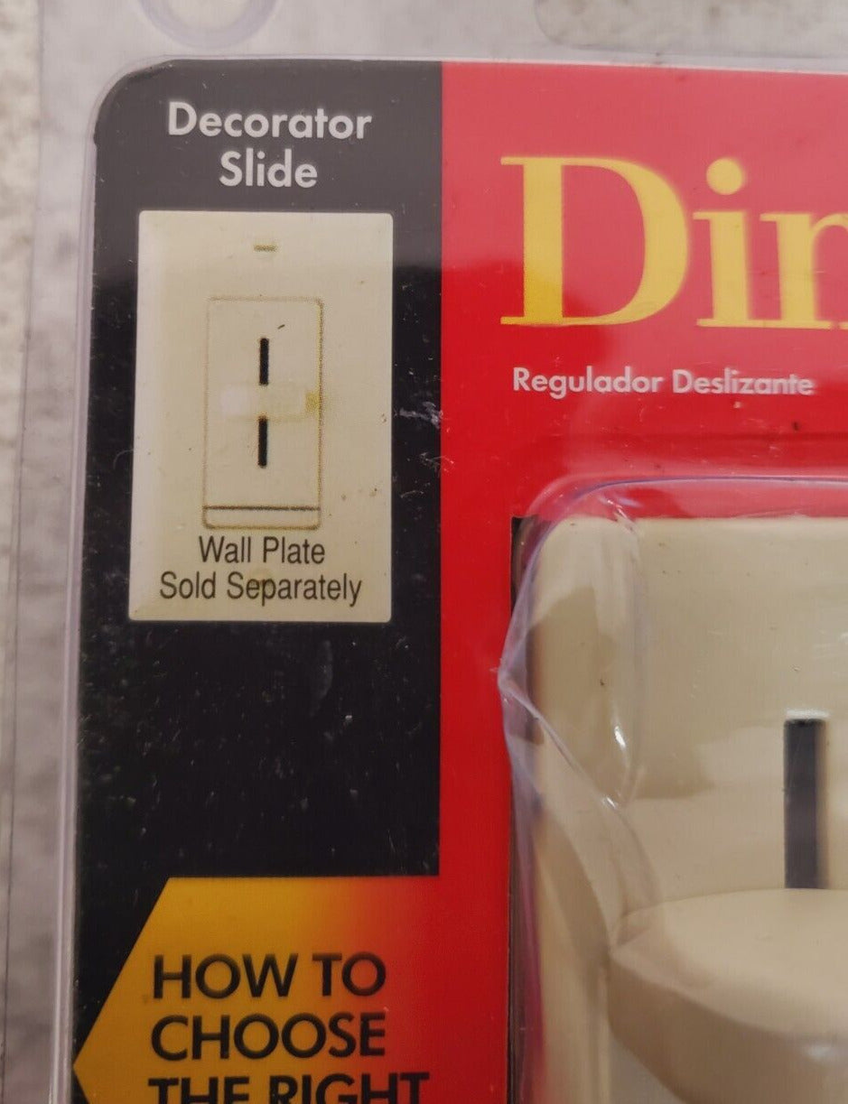 2 Quantity of Pass & Seymour Slide Dimmer Preset 600W LS600IV (2 Qty)