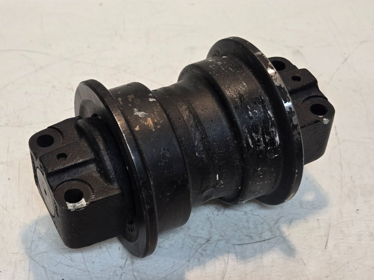 CAT Bottom Track Roller 2X02 14 | 4 Bolt Mounting | 5-5/8" OD | Dual Flange