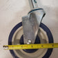 3 Qty of 5" Blue Polyurethane Wheels Swivel (3 Quantity)