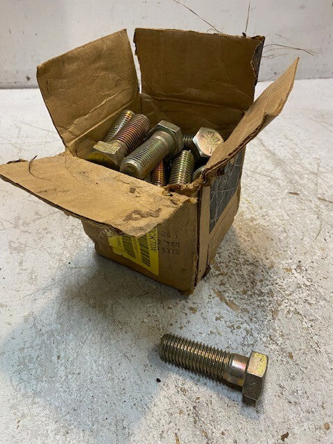 Box of 25 Quantity of 5305-00-425-2662 Hex Bolts 2-1/2" Length 3/4" Thread