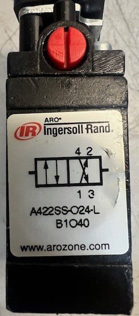 ARO Alpha Series Solenoid Air Control Valve A422SS-O24-LB1O40 Industrial Valve