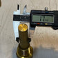 6 Qty of Brass Hex Thermowells 4-1/8" L 30mm Inside Thread 17mm Shaft (6 Qty)