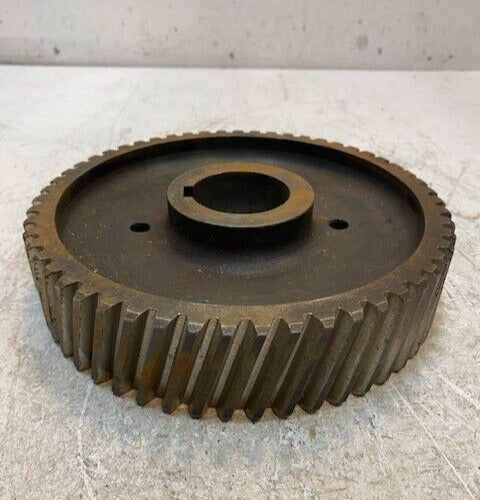 Gear 55-Teeth, 8-3/8" OD, 50mm Bore, 11mm Holes, 48mm Thick