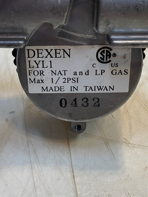 Fire Magic Dexen LYL1 0432 | 3-Hour Automatic Timer Gas Shut Off Valve 1/2 PSI