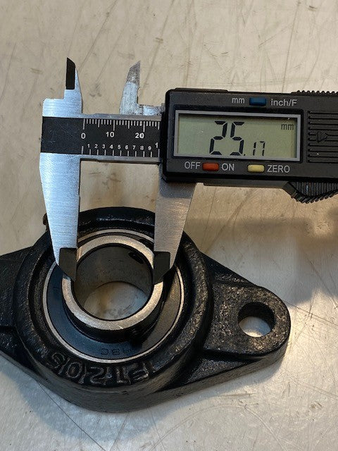 2-Bolt FT205 Flange Bearing UC205-16 | 25mm Bore 12mm Bolt Holes