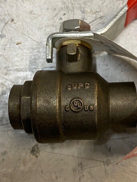 10 Qty of ProLine 1/2" Brass Packing Gland Ball Valve 107-843NL (10 Qty)