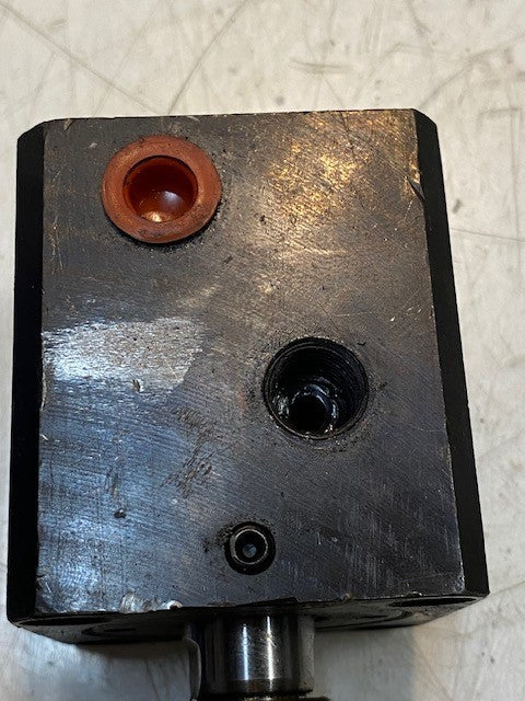 Hydraulic Block Cylinder 2-5/8" x 2-1/4" 16mm Thread 11mm Side Holes