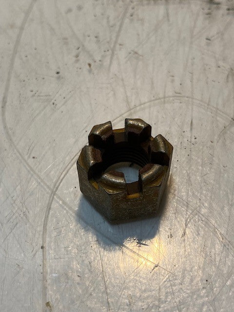 29 Quantity of Spindle Castle Hex Nuts 19mm OD 11mm Thread 14mm Tall (29 Qty)